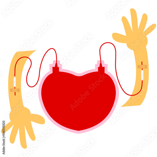 Illustration of Blood Donation