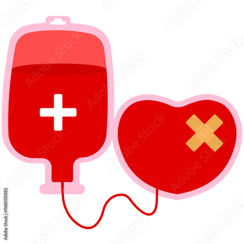 Illustration of Blood Donation