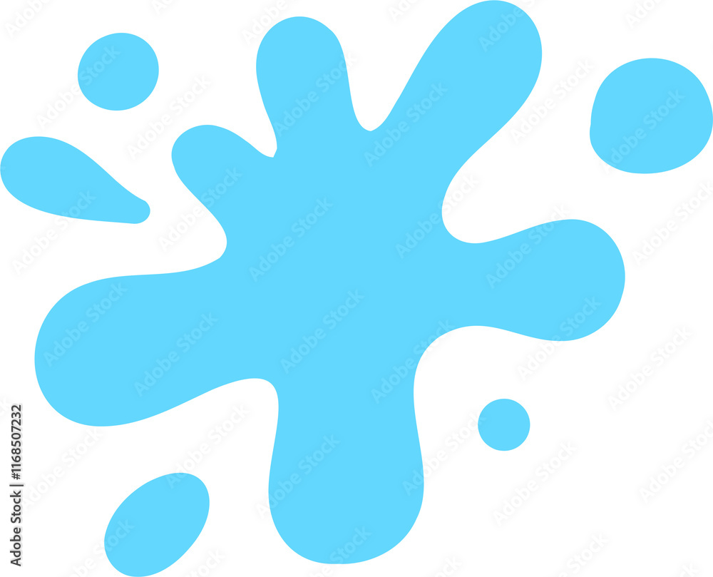 Splashing water drop for decorating Songkran festival Splashing water drop for decorating Songkran festival