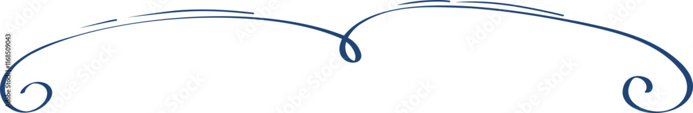 Line hand drawn of curly swishes, swashes, swoopes. Calligraphy swirl. Highlight text elements. Line hand drawn of curly swishes, swashes, swoopes. Calligraphy swirl. Highlight text elements.