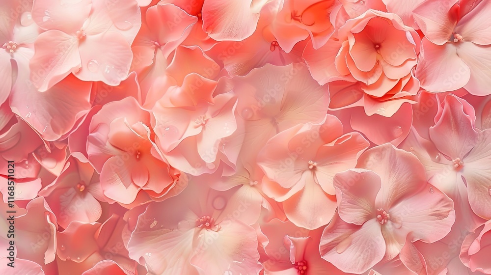 Obraz premium peach seamless pattern wallpaper