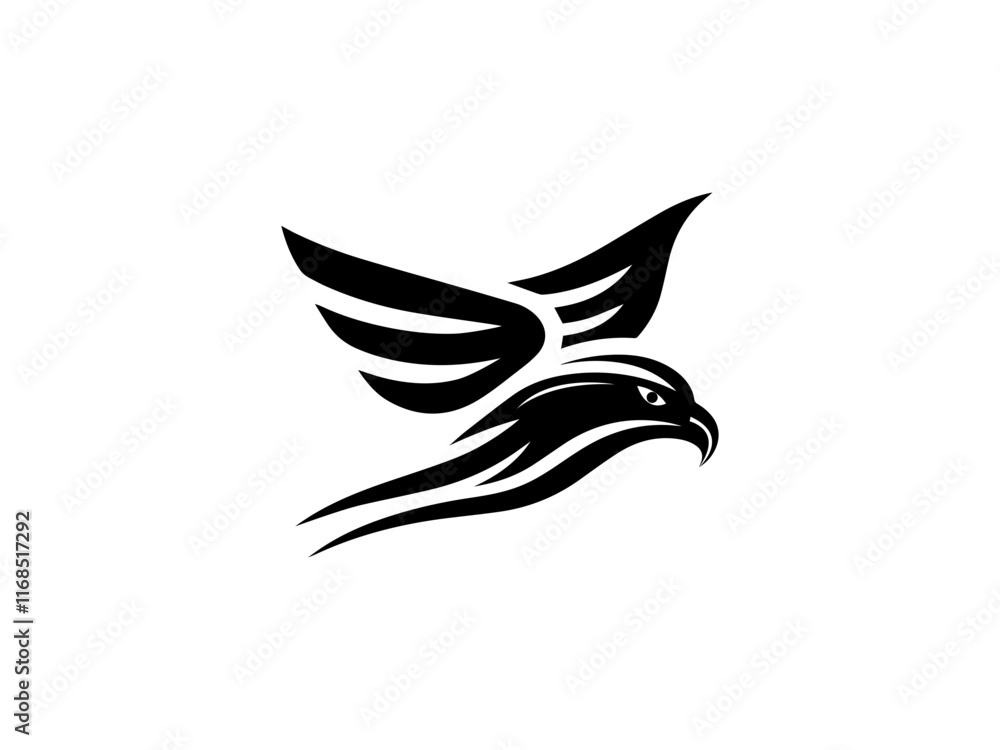 Obraz premium New Style Phoenix Logo Design Vector Image