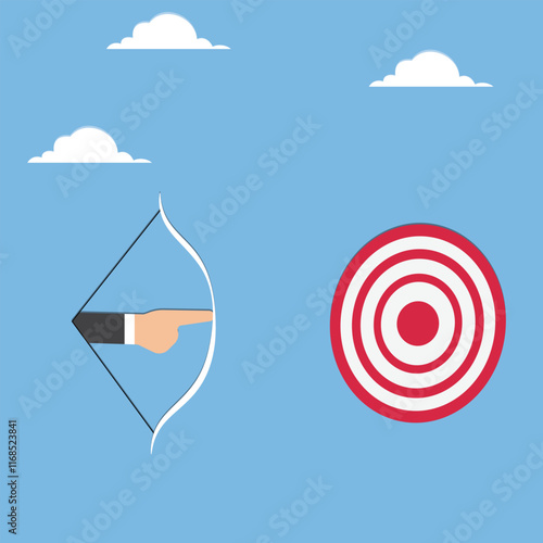 Aiming at a target, direction and goal instruction or guidance, a guiding role in a profession or business, the forefinger that guides the direction of a bow and arrow firing