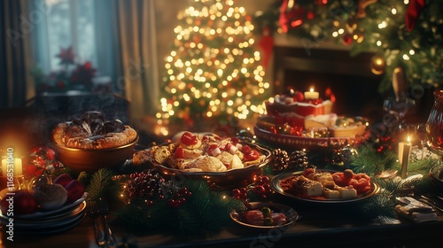 food, buffet, market, fruit, healthy, delicious, restaurant, dessert, cake, chocolate, sweet, salad, red, fresh, vegetable, meat, green, tasty, cuisine, meal, table, dinner, snack,generative ai