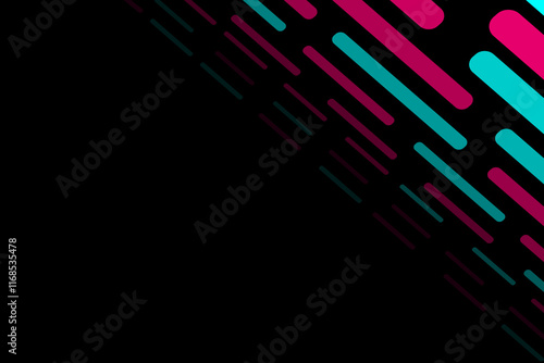 Colored modern background in the style of the social network. Digital background. Stream cover. Social media concept. Vector illustration
