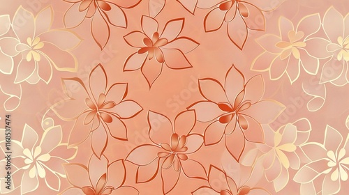 rose gold seamless pattern wallpaper