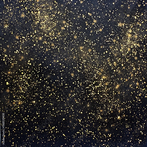 Wallpaper Mural shimmering golden glitter particles on dark festive background Torontodigital.ca