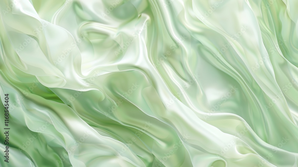 Obraz premium sage leaf seamless pattern wallpaper