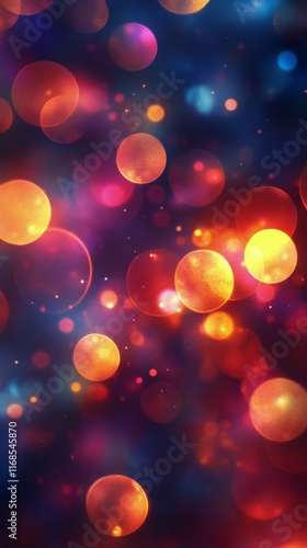 Colorful abstract art featuring a silhouette against a vibrant cosmic background