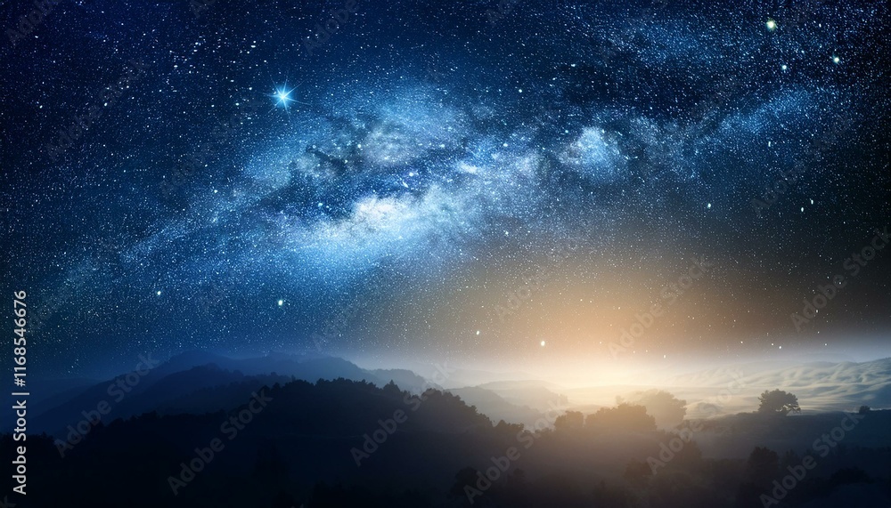 満天の星空 満天の星空