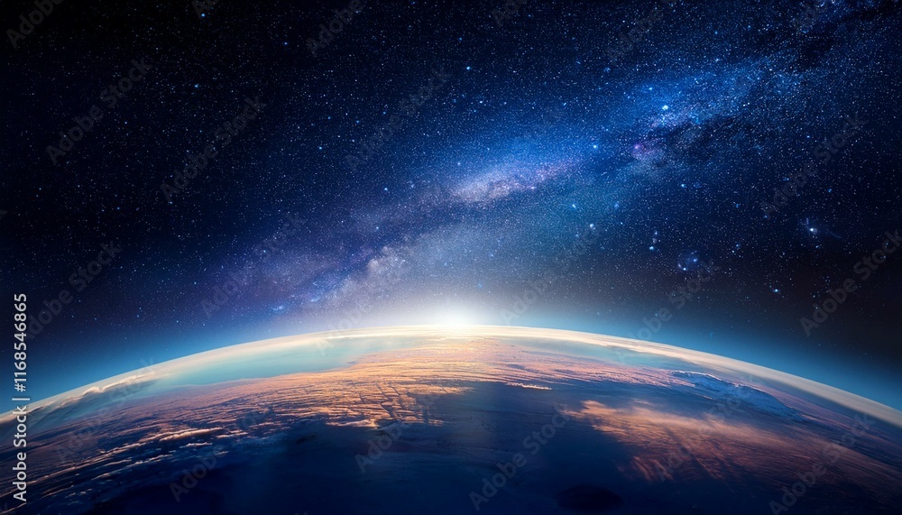 Obraz premium 満天の星空