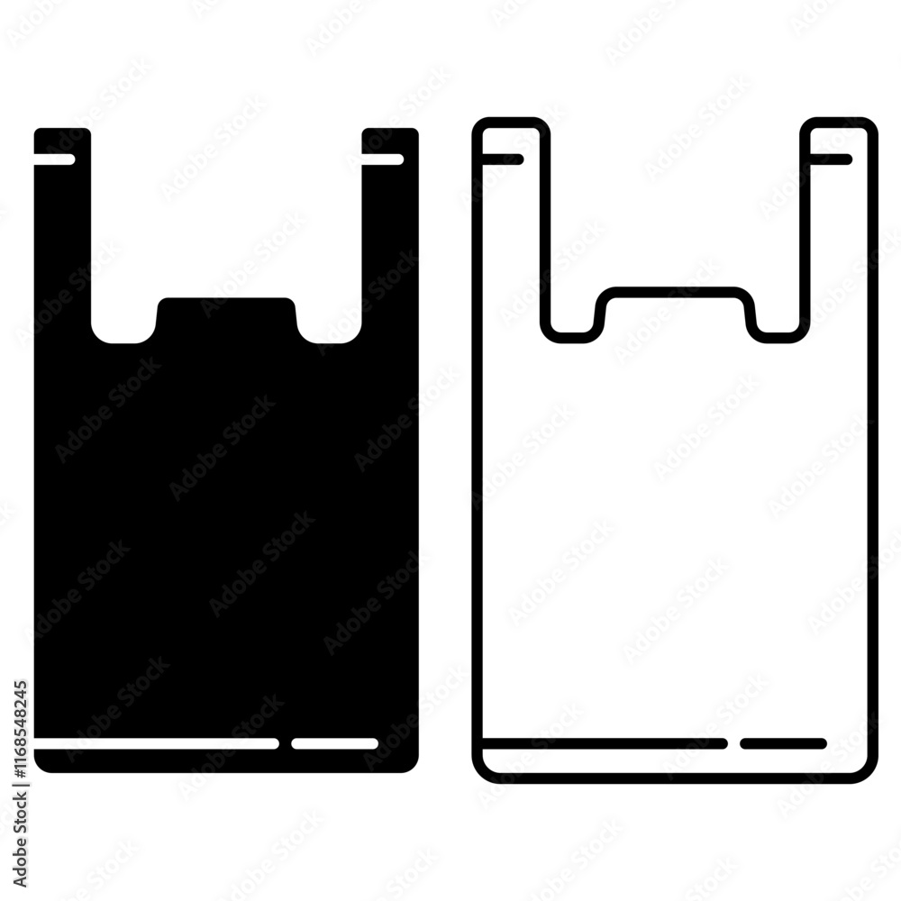 plastic bag icon, simple flat style, illustration, logo sign symbol pictogram template, for ui or ux isolated on white for mobile app, editable plastic bag icon, simple flat style, illustration, logo sign symbol pictogram template, for ui or ux isolated on white for mobile app, editable