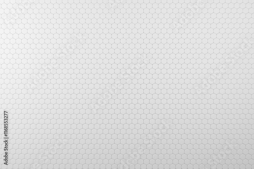 White hexagon tiles. Abstract background