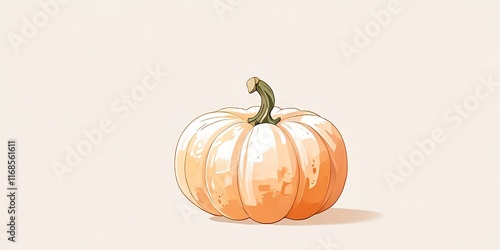 pumpkin on a white background