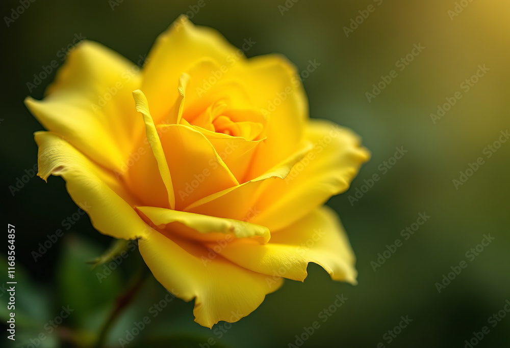 Close-up of a yellow rose petal, with soft focus and a blurred background Close-up of a yellow rose petal, with soft focus and a blurred background