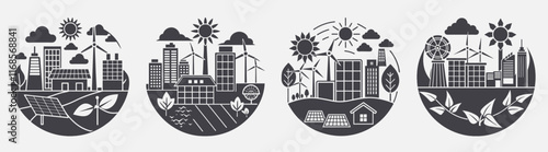 set green technology clean energy sustainable development, environmental emission environment