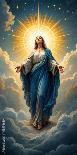 Concept photo of Virgin Mary