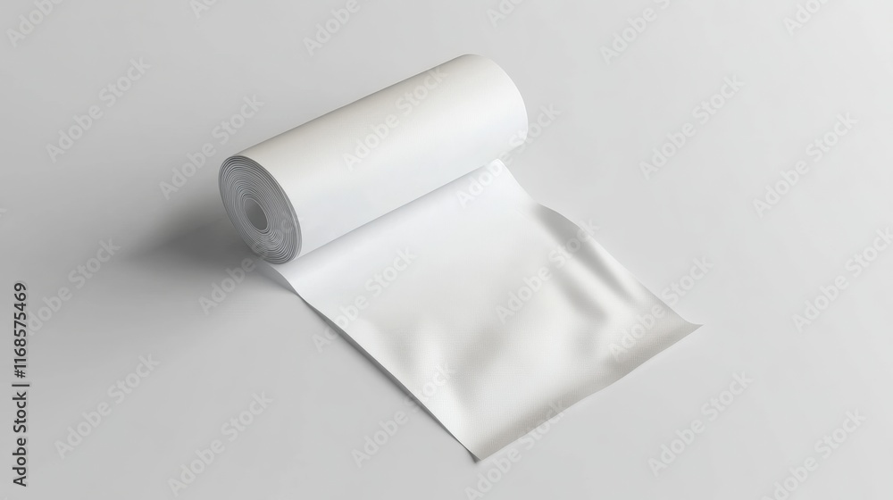 Blank tissue paper on white background Blank tissue paper on white background