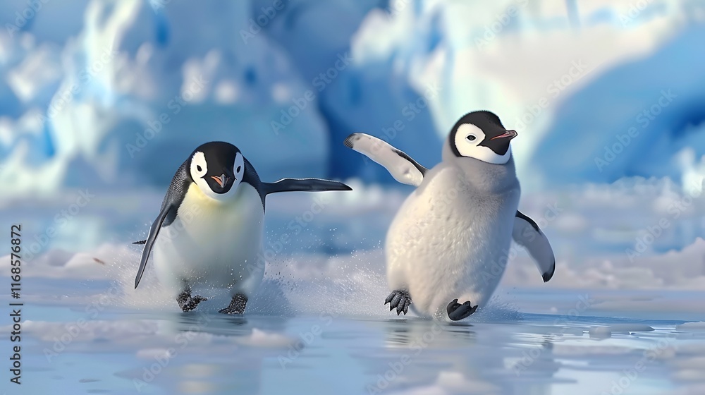 Obraz premium emperor penguin
