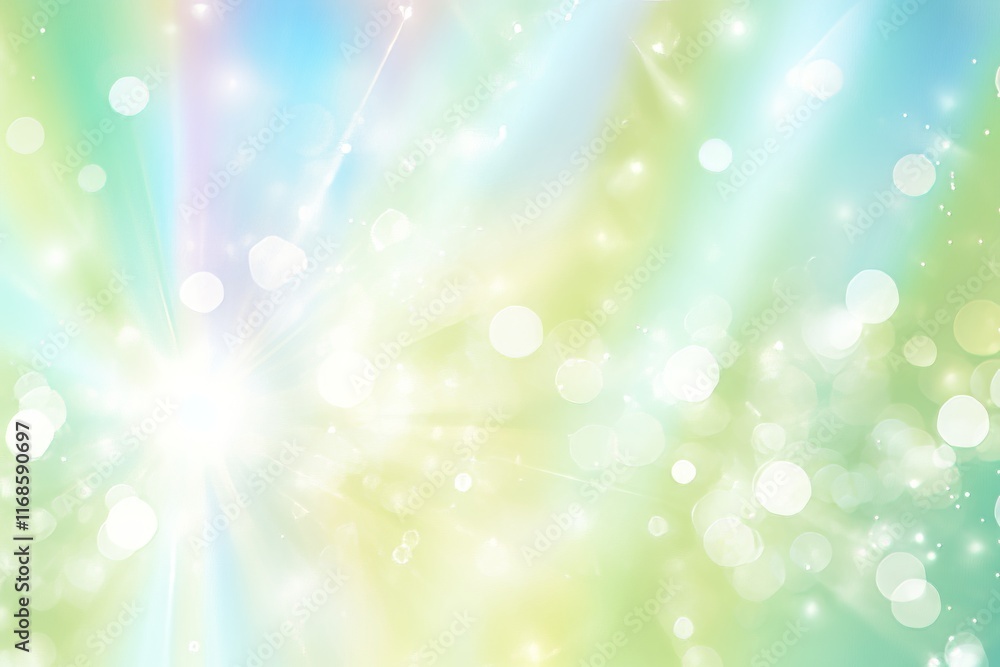 Colorful abstract background with radiant light and soft bokeh effects creating a dreamy atmosphere Colorful abstract background with radiant light and soft bokeh effects creating a dreamy atmosphere