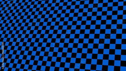 aqua black moving checker board