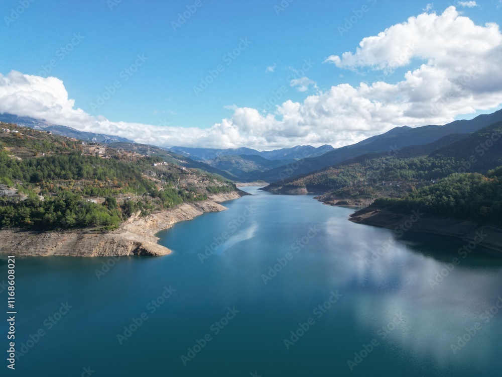 4k drone view of the canyon. High quality photo 4k drone view of the canyon. High quality photo