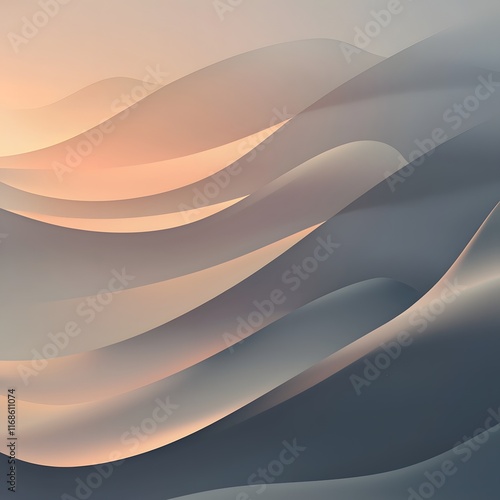 A linear gradient of soft twilight tones transitioning smoothly across an abstract digital plane with shimmering highlights.