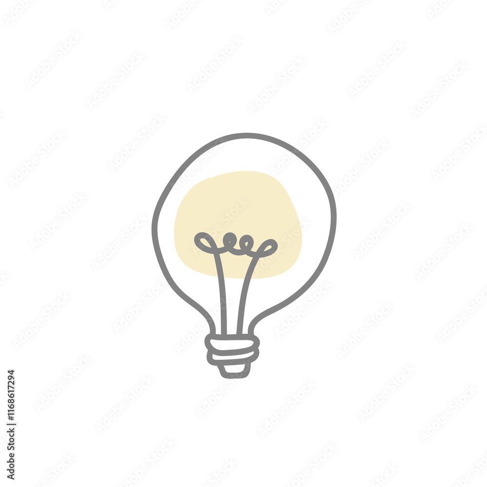 Png ideas light bulb doodle illustration Png ideas light bulb doodle illustration