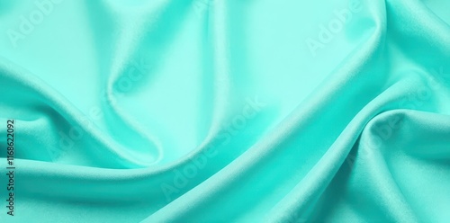 Wallpaper Mural Blended cotton silk, light cyan turquoise green wallpaper Soft, textured background , design, material, textile Torontodigital.ca