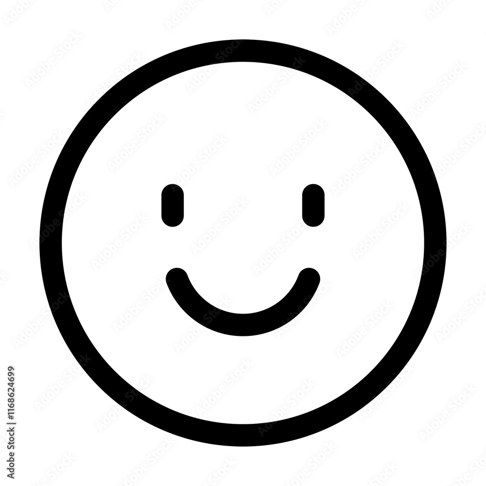 Smile outlined icon png for social media app Smile outlined icon png for social media app