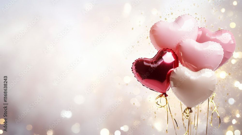 Soft Pink and Red Valentine's Day Photo Backdrop Soft Pink and Red Valentine's Day Photo Backdrop