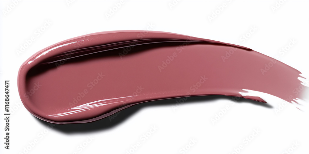 Swatch of mauve pink lipstick, smooth texture. Swatch of mauve pink lipstick, smooth texture.