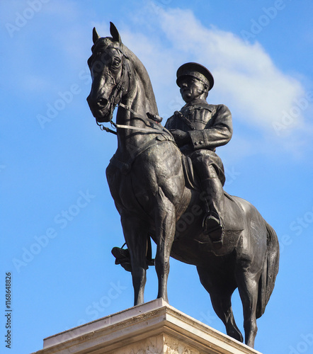 Republic Monument Sculptures in Ankara Ulus Square