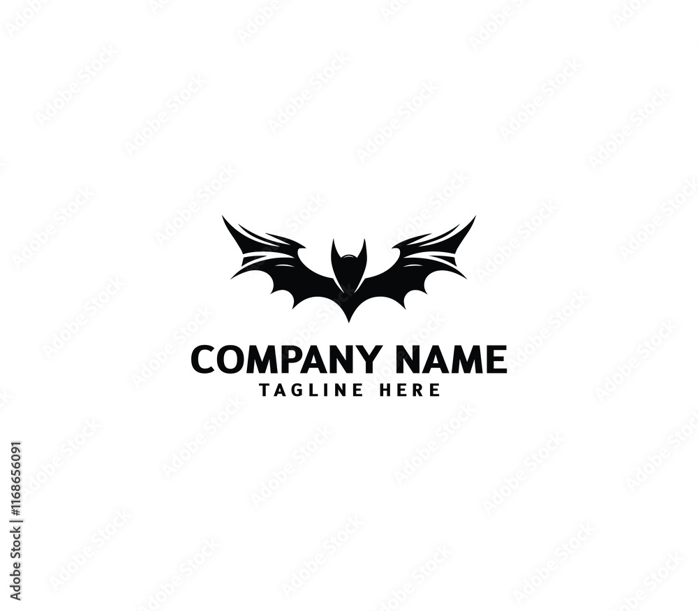 Vector bat logo design. Batman logo icon vector. bat open wings flying concept elements icon Vector bat logo design. Batman logo icon vector. bat open wings flying concept elements icon