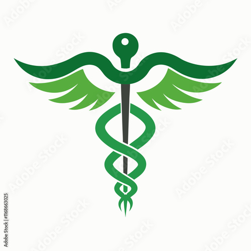 caduceus medical icon