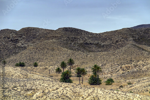 Matmata, a Berber town with unique underground dwellings in Tunisia photo