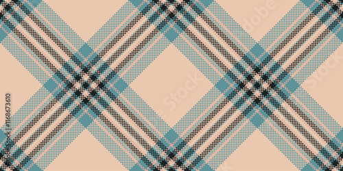 Hanukkah pattern check fabric, scottish seamless vector plaid. Overlay tartan background texture textile in light and cyan colors.