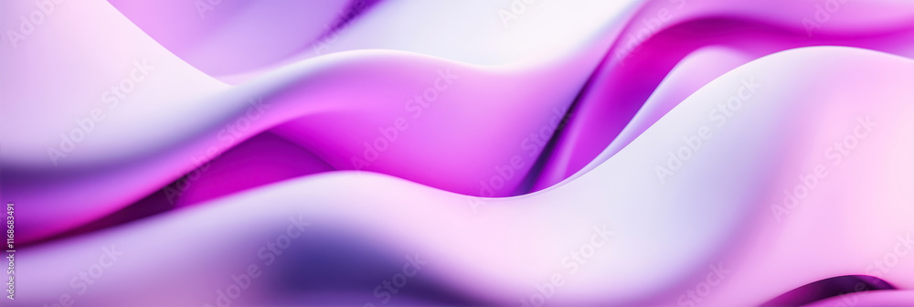 Obraz premium Dynamic Purple Waves Create a Mesmerizing Abstract Atmosphere for Creative Inspiration