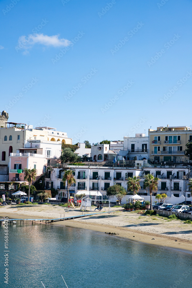 landscape with Forio, Ischia island, Italy landscape with Forio, Ischia island, Italy