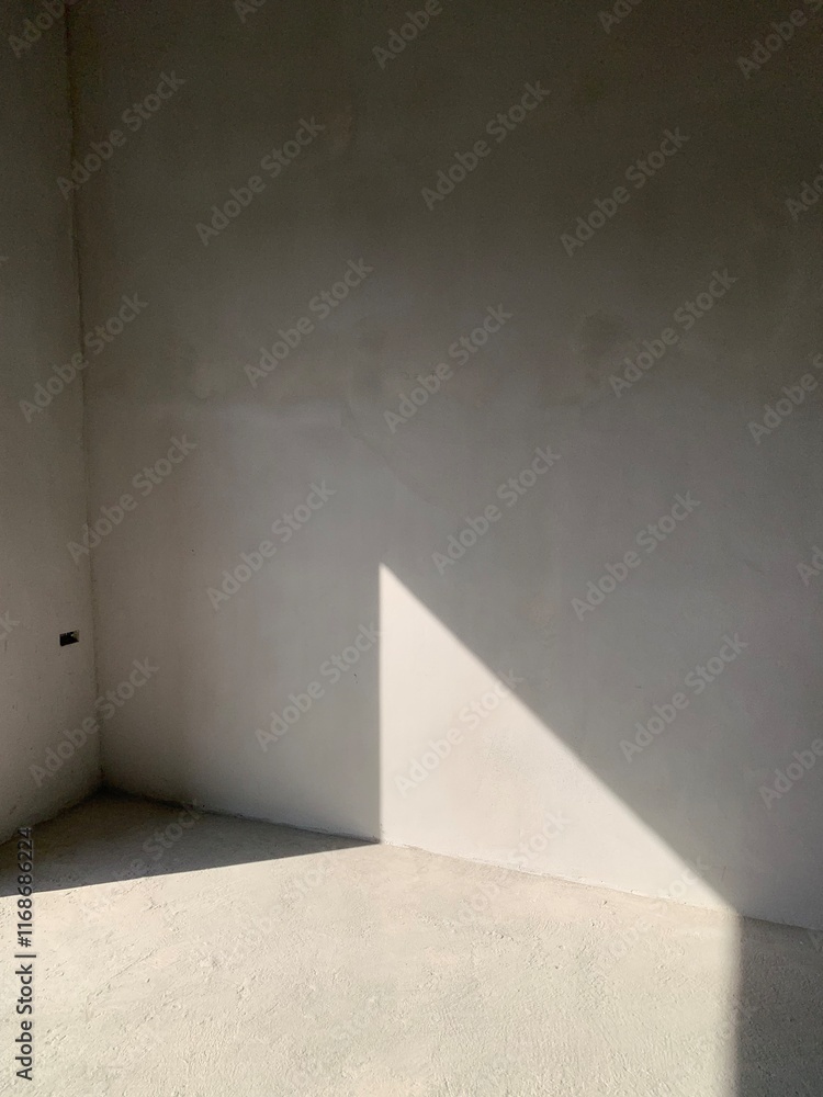 ligth and shadow in empty room on background ligth and shadow in empty room on background
