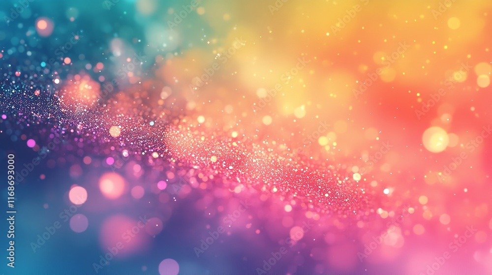 Fototapeta premium Blurred Illustration of Colored Gradient with Noise