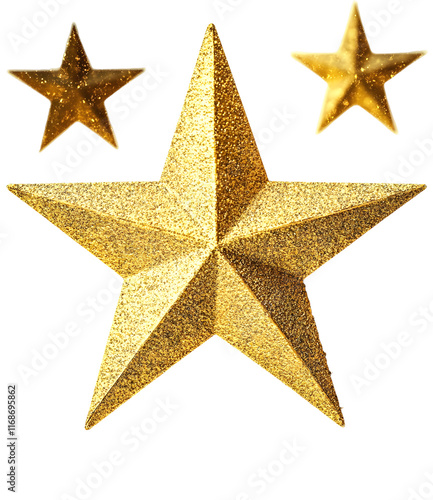 Golden star illustration