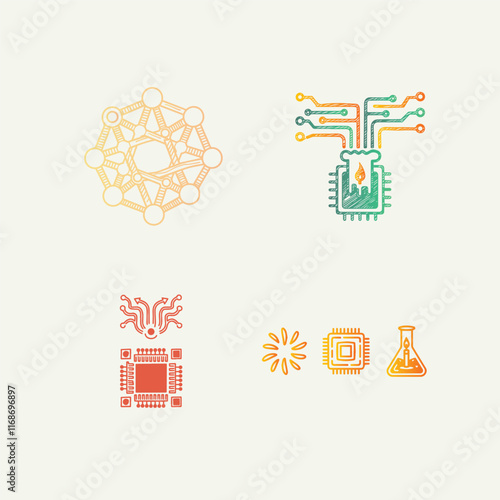 Logo template design ideas vector