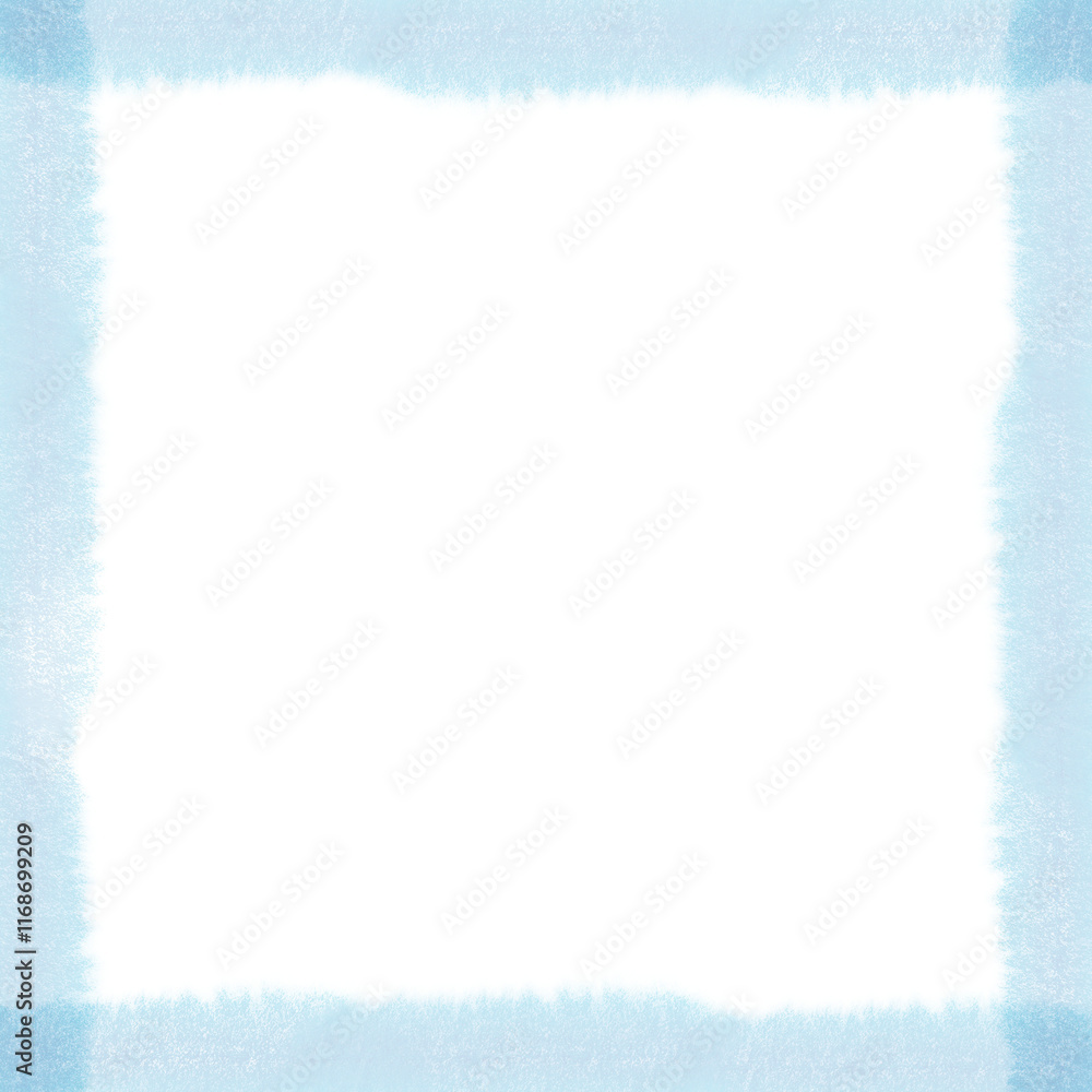 Square blue brush stroke frame design element Square blue brush stroke frame design element