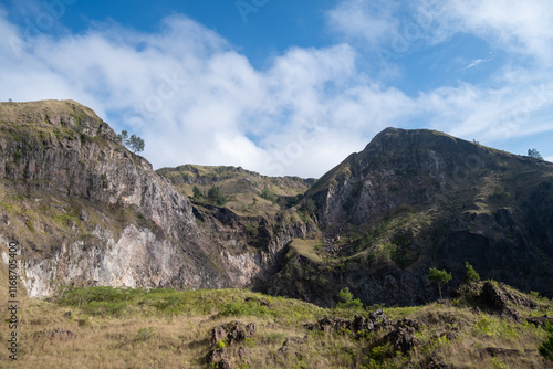 Mount Batur is a destination in Kintamani district, one of the climbing options to enjoy the sunrise or sunset. There is also Lake Batur and the Black Lava area created by the eruption of Mount Batur. photo