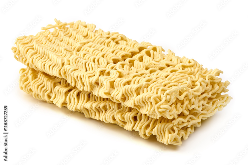 Instant noodles on a black slate plate, isolated on white background. Instant noodles on a black slate plate, isolated on white background.