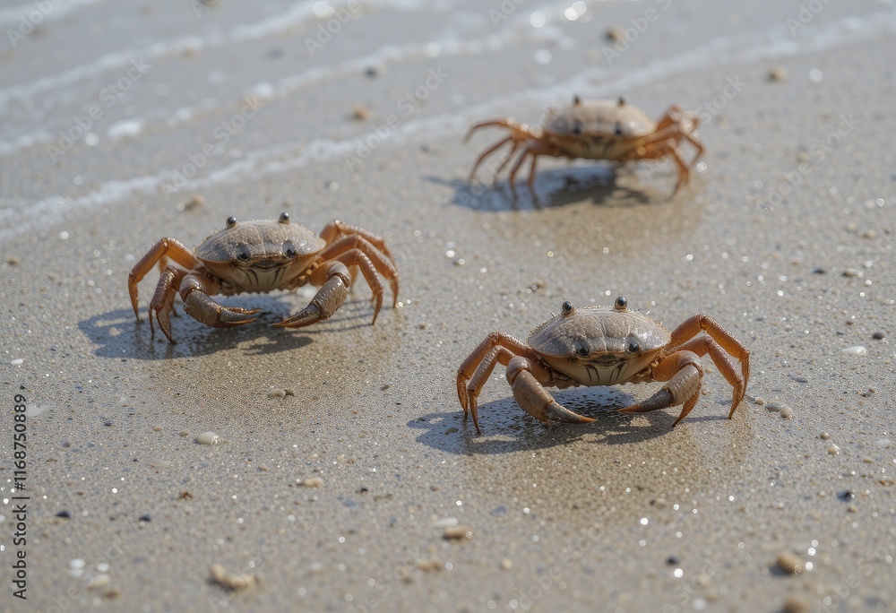 crab on the sand