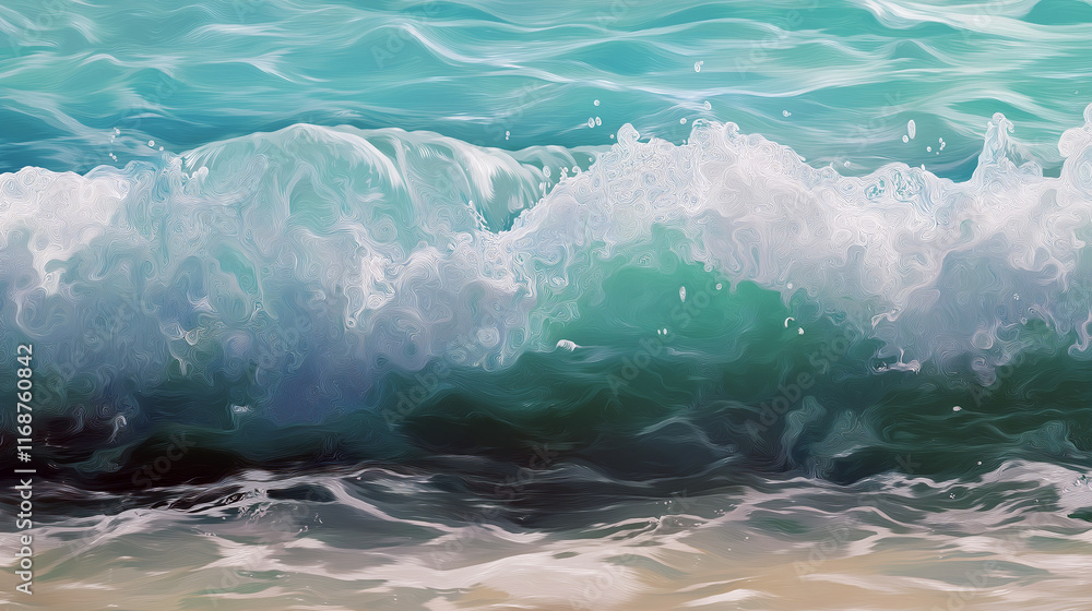 Fototapeta premium Blue sea.