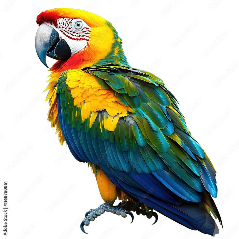 Fototapeta premium blue and yellow macaw
