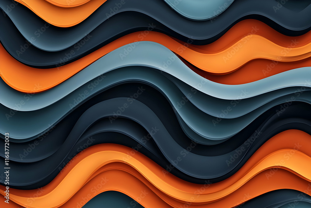 Abstract Wave Background Illustration